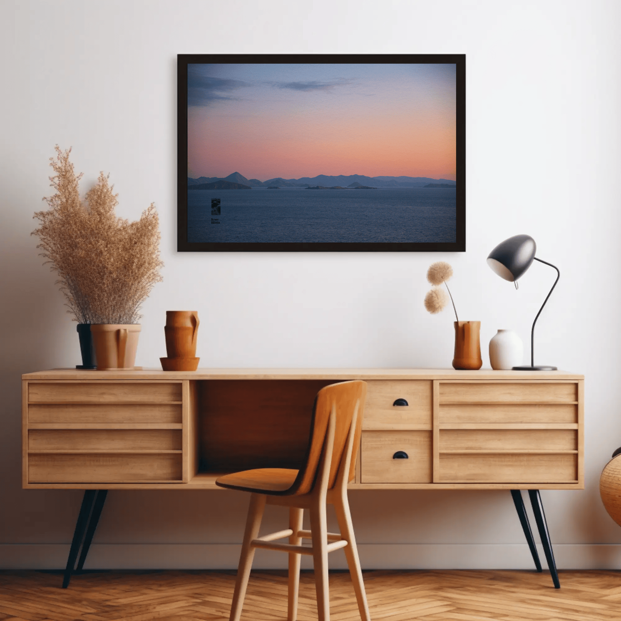 Coastal sunset canvas evening sky photo print Komodo Islands Indonesia mockup 9 Coastal sunset canvas evening sky photo print Komodo Islands Indonesia mockup 9