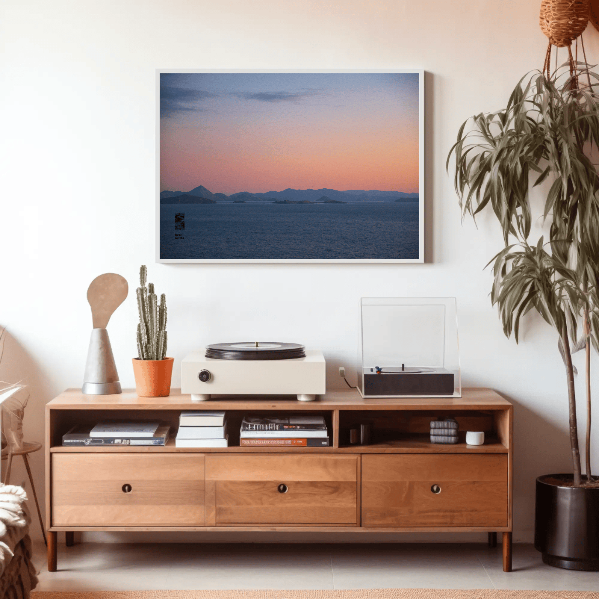 Ocean sunset canvas photo print Komodo Islands hills Flores Indonesia mockup 16 Ocean sunset canvas photo print Komodo Islands hills Flores Indonesia mockup 16